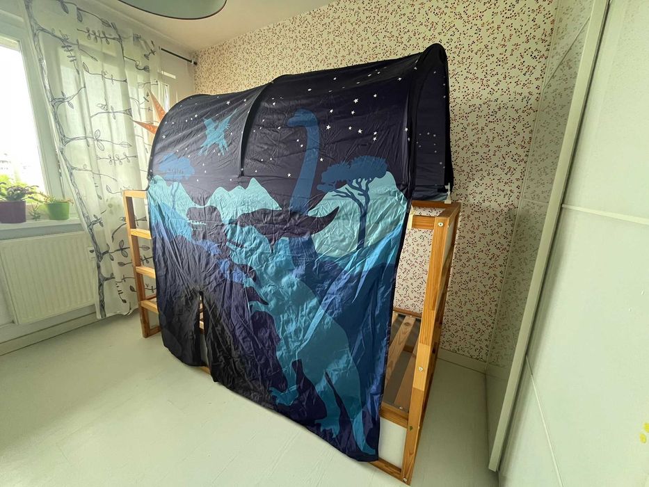 Pat supraetajat copii ikea reversibil (Include cort)