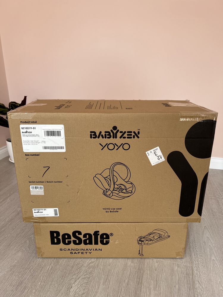 Scaun auto YoYo BeSafe si baza isofix BeSafe