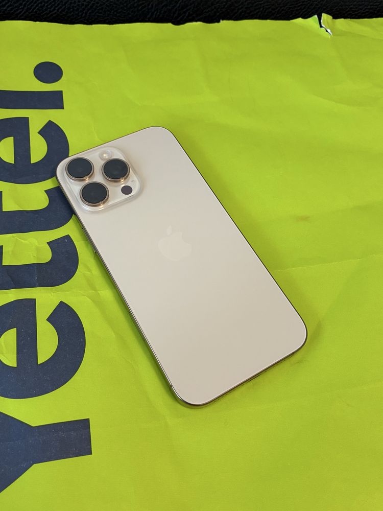 ЧИСТО НОВ 512GB iPhone 16 Pro Max Yettel Гаранция 2028г. Desert
