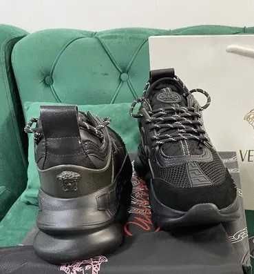 Adidasi Sneakersi Versace Chain Black Unisex