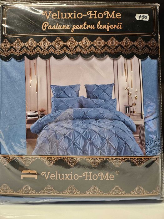 Lenjerie de pat 6 piese - King Size - Nou