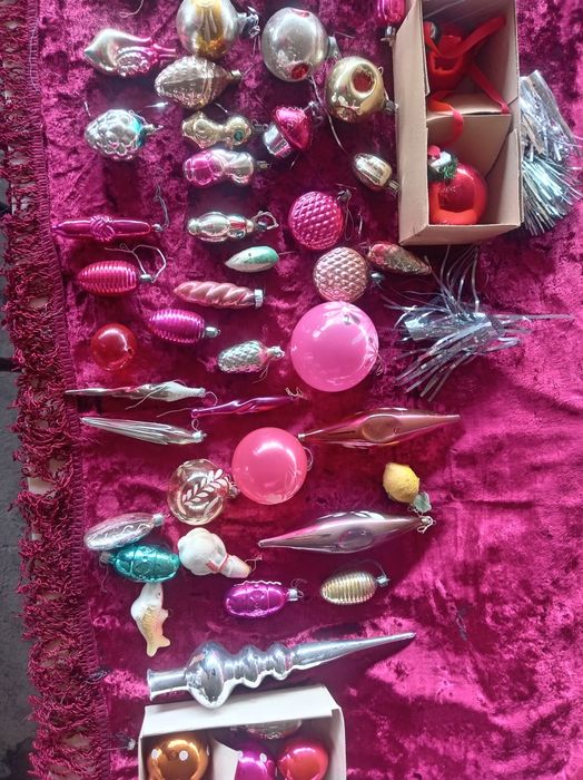 Советские коллекционные ёлочные игрушки