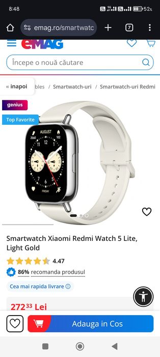 smartwatch NOU Xiaomi Redmi Lite 5