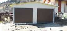 Garaj metalic din panouri sandwich  3 x 5m