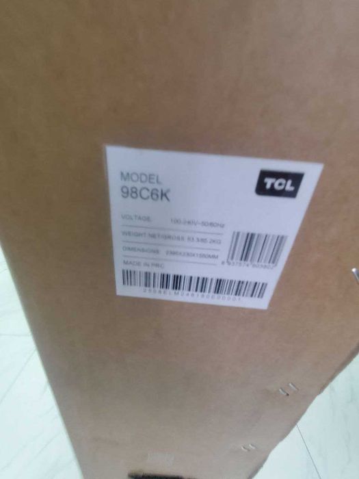 Телевизор TCL 98 C6К Premium 4K QD-Mini LED 144hz  (2025 новинки)