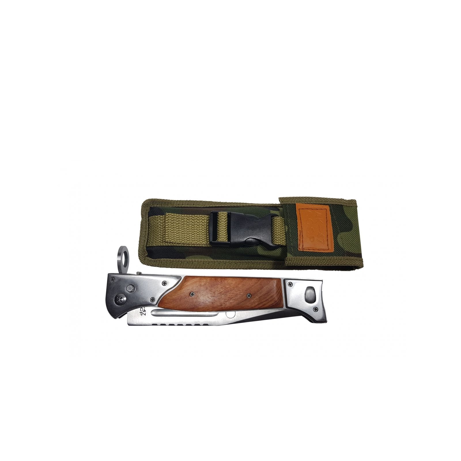 Set Topor Survivor, Desert Camo, 39 cm si briceag AK-47