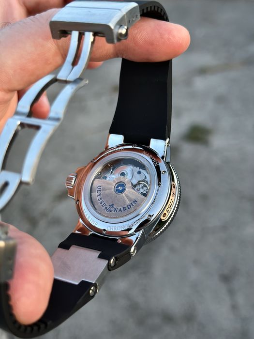 Ulysse Nardin Le Locle Black Dial Rubber