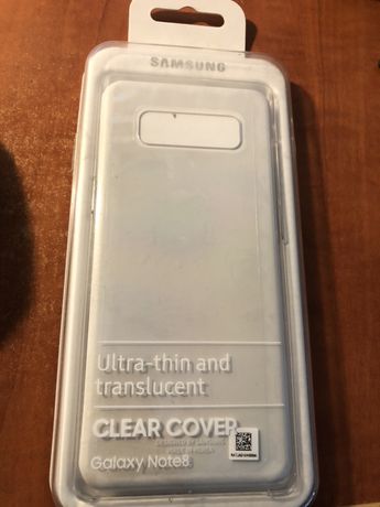 Clear Cover Samsung Galaxy Note 8 Transparenta originala 100% in amb