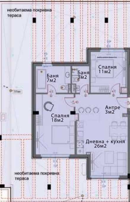 Продава се Двустаен апартамент в София, Модерно предградие - 99 кв.м за 1303 €/кв.м - Снимка #1