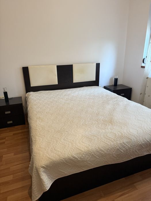 Pat wenge, facut pe comanda cu somiera