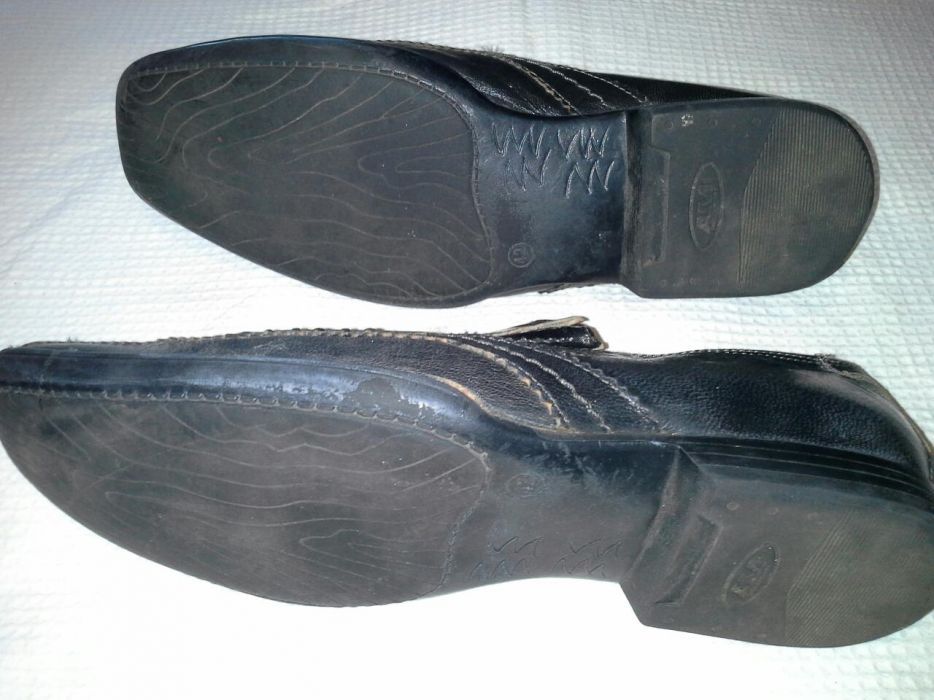 Pantofi piele calitate made in Italy, negri