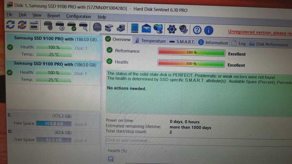 Solid State Drive (SSD) Samsung 9100 PRO 2TB, PCIe Gen 5.0, Heatsink