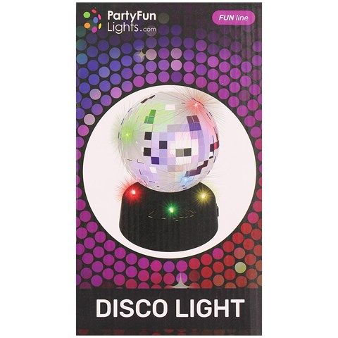 Оригинална диско сфера с лед подсветка PARTY FUN LIGHTS