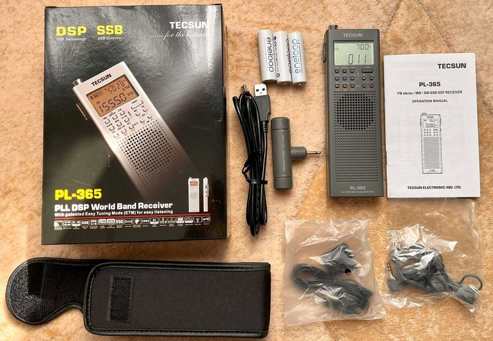 Vând radio portabil cu DSP și SSB, model Tecsun PL-365