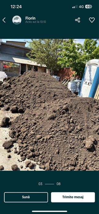 Nisip balast pietris 18 mc - 4 mc (comuna berceni/dobreni,colibasi