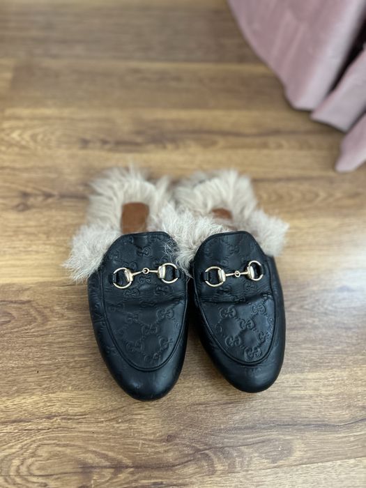 Papuci Gucci cu Blana