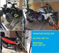 Transport MOTO / Transport ATV / Motocicleta / Scuter / Utilaje usoare