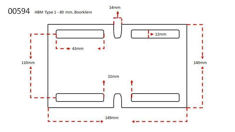 Менгеме за колонна бормашина, тип 1 120мм hbm