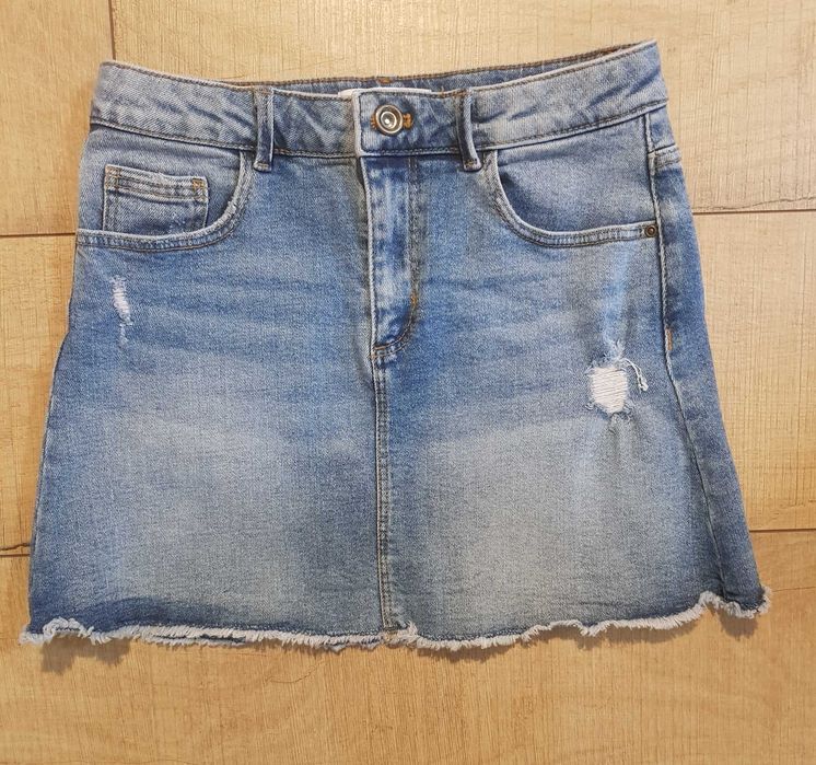 Дънкова детска пола ЗАРА / ZARA - 10 г.