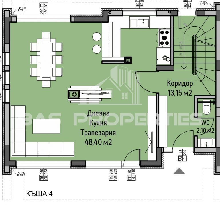 Къща в София-с.Панчарево площ 253