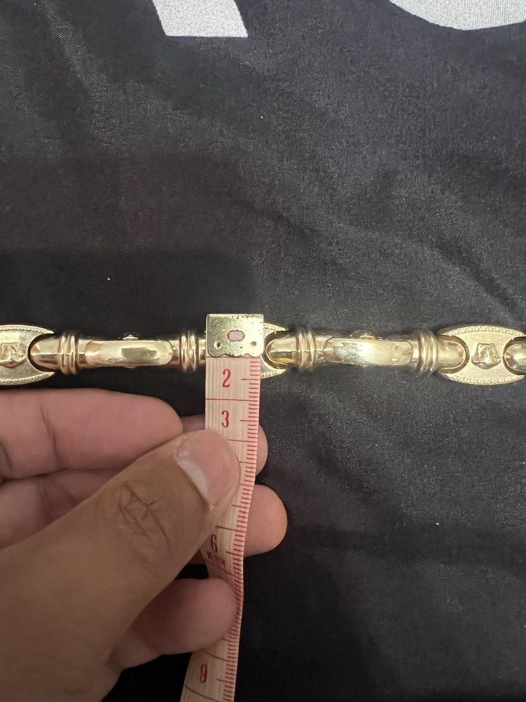 Aur de 14k lant versace si bratara bulgari catusa