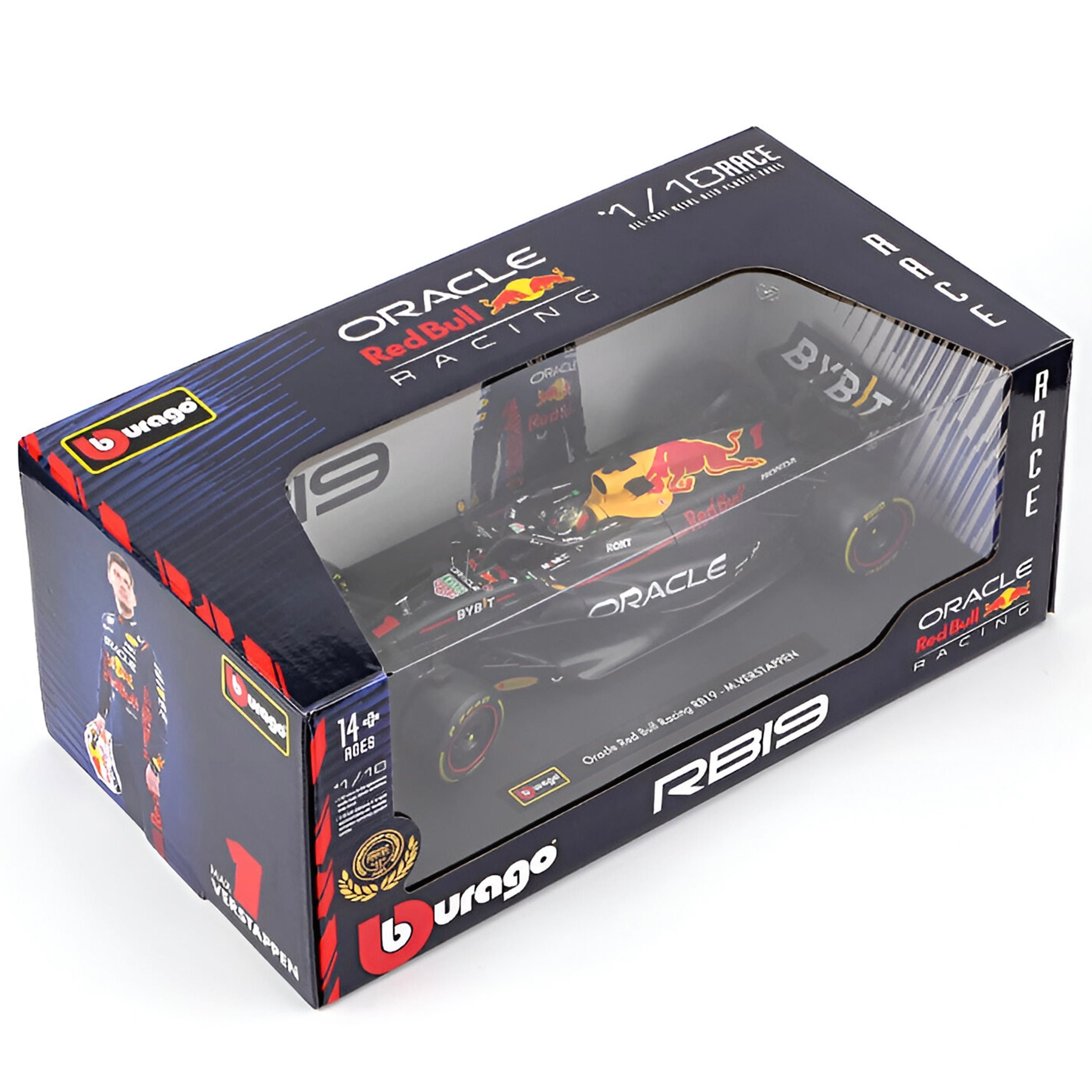 Bburago 1:18 F1 2023 Red Bull RB19 Max Verstappen Формула 1 болид