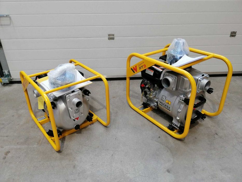 Motopompe originale Wacker Neuson pentru apa curata, cu motoare Honda.