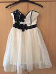 Rochie eleganta de ocazie XS de nunta tul si flori