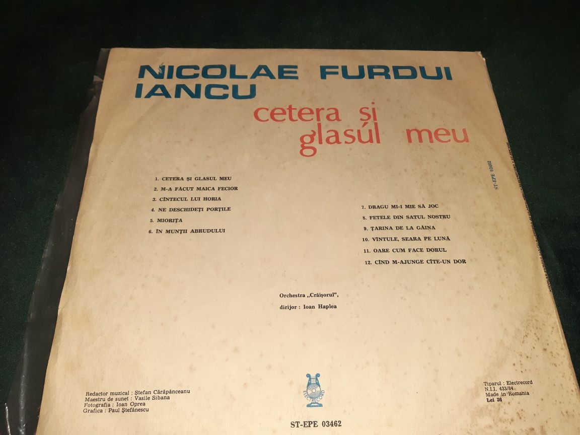 Vinil Ioan Bocsa / Nicolae Furdui Iancu/Leordean Nutu