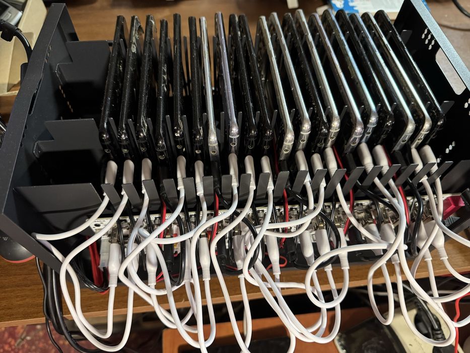 20 бр Phone farm - Ферма за крипто и Airdrop