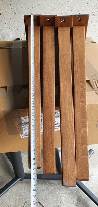 Set 4 Picioare lemn masiv stejar