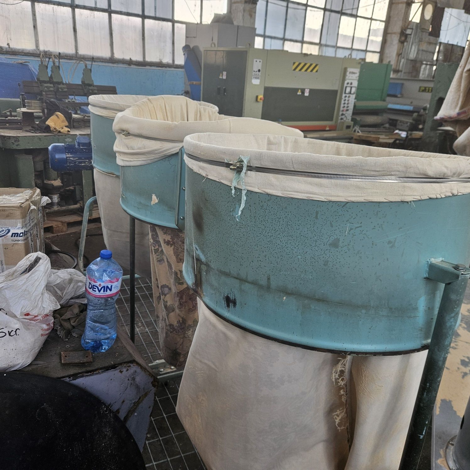 аспирация с три чувала мотор 3 kw.