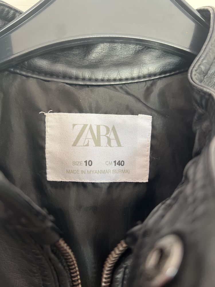 Кожено яке ZARA детско 10 г./140 см