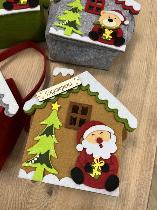 Коледни торбички с имена