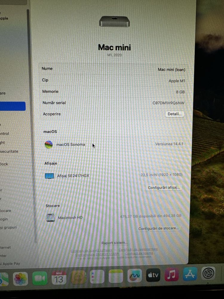 Mac Mini, M1, 512GB SSD, A2348, Pachet Complet