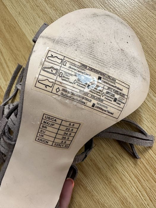 Sandale din piele Forever 21