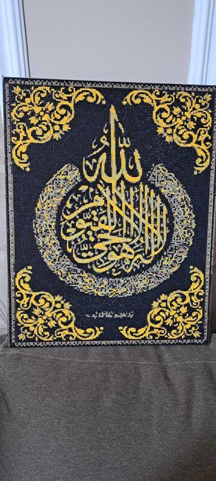 Красивая картина из алмазной мозаики