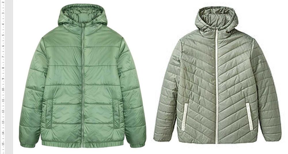 2 geci mediu vatuite BP mar. 50 (M) pt. sezon rece, cu gluga, noi