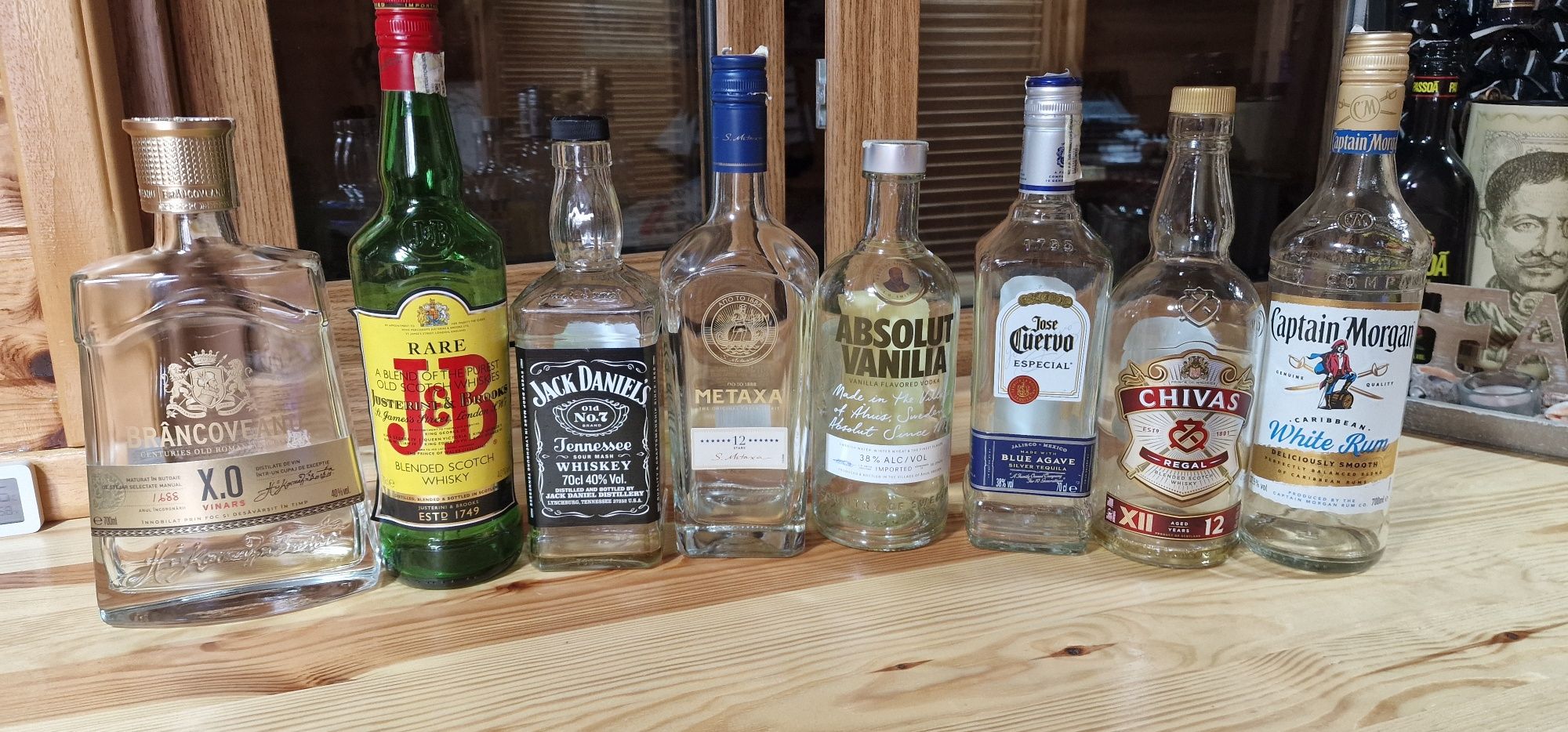 Sticle  goale băuturi alcoolice