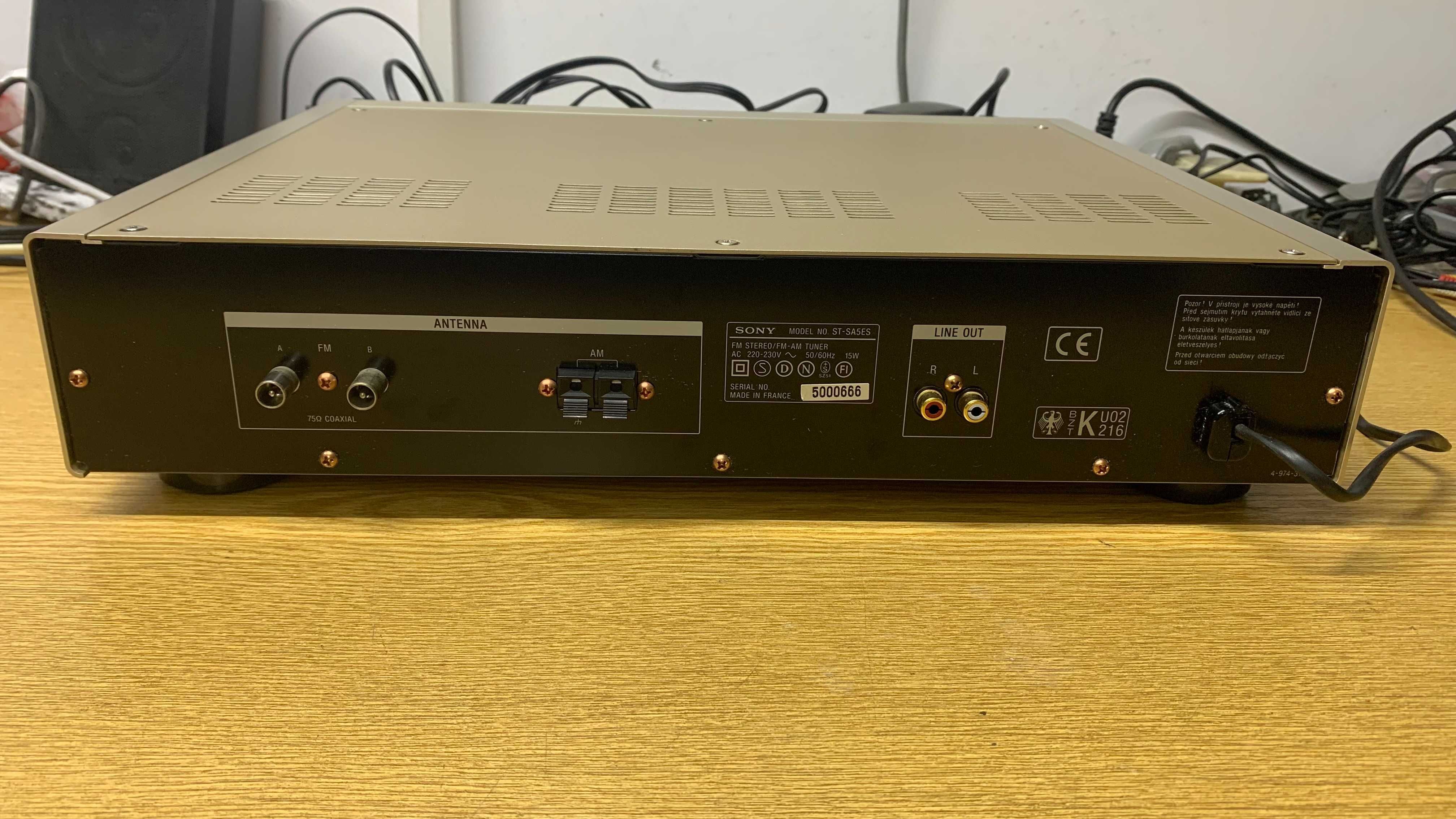 Tuner Sony ST-SA5ES champagne ST-SA3ES negru