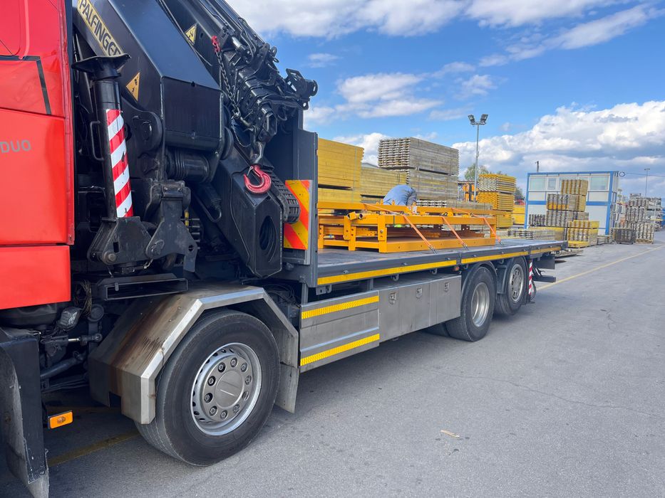 Транспортни услуги с камион и кран за