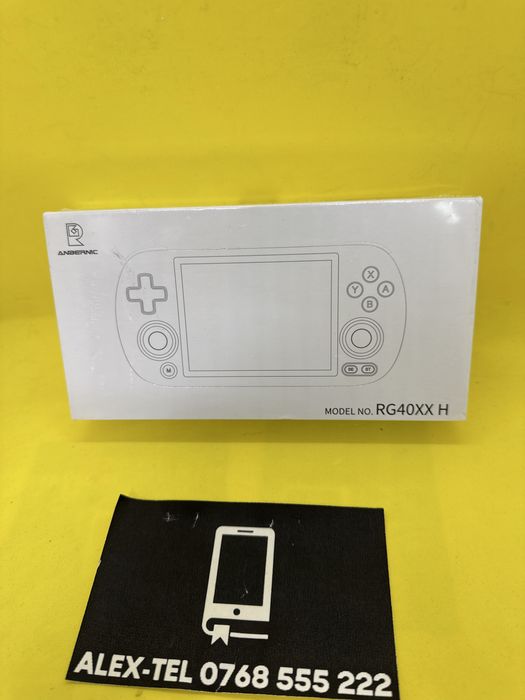 Consola Jocuri Portabila Anbernic RG40XX H Negru 64 GB Nou Sigilat