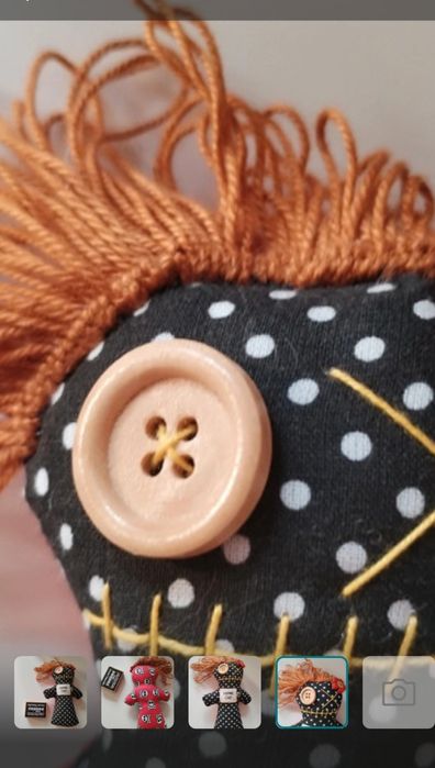 Păpușica voodoo handmade