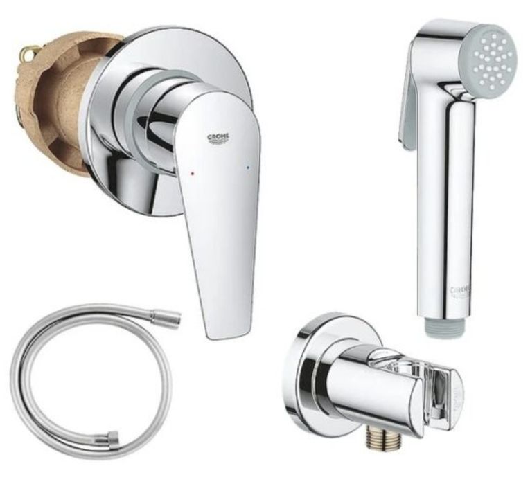 Комплект смесител със санитарен душ Grohe