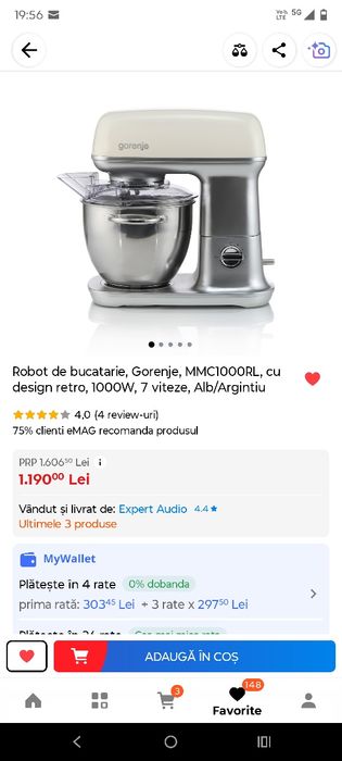 Robot de bucătărie gorenje