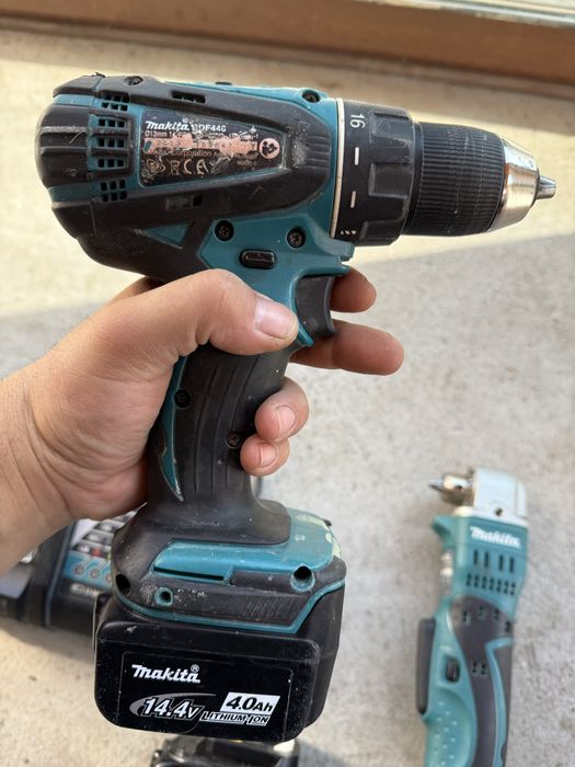 Makita 14,4v ъглова бормашина и винтоверт