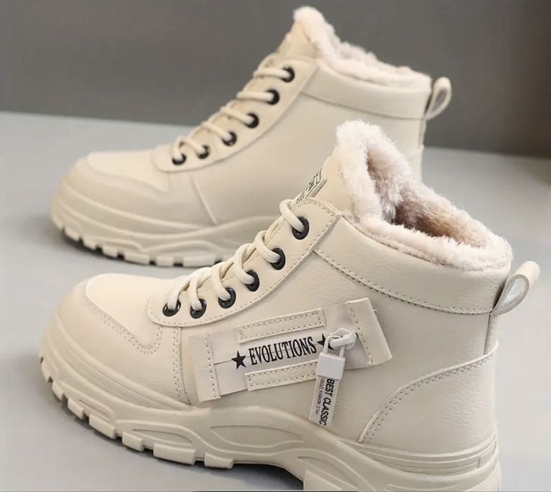 Ботинки 43–44 размер с мехом демисезонные