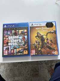 Mortal kombat ultimate ; grand theft auto 5