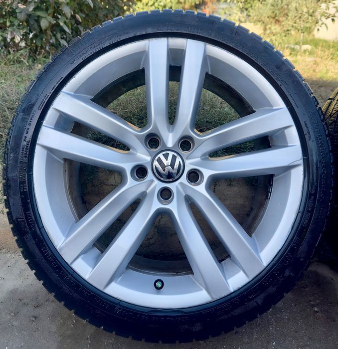 Jante Originale VW Kansas R18 cu Anvelope de Iarna Continental