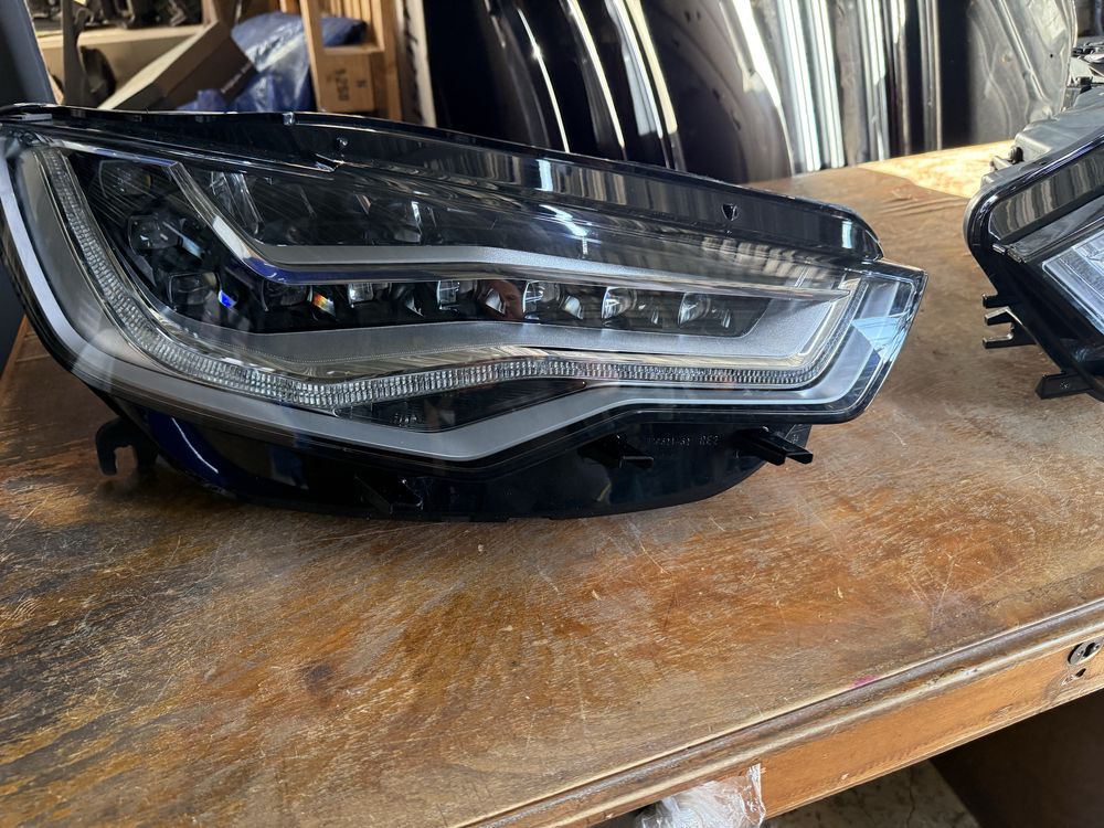 Оригинален фар Audi a6 C7 4g full led hella 4g0941004 десен ляв фарове